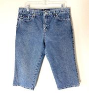 Vintage 90s Y2K L.E.I. Jean Capris Size 13