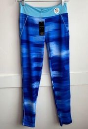 NWT LA Society Sport Blue Leggings