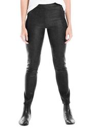 Max Studio Black Women's Faux Leather High Waist-NWT