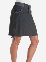 Kuhl Dark Grey Durango Skort Charcoal Size 8