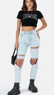 Denim High Rise Jeans