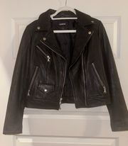 Leather Moto Jacket