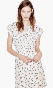 💕THE KOOPLES💕 Feather Print Silk Dress (Large)