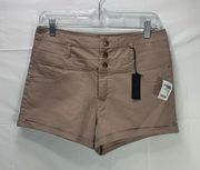 Refuge Charlotte Russe High Waisted Shortie Shorts Size 8