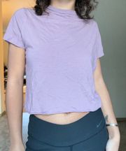 Nike Light Purple Crop Tee