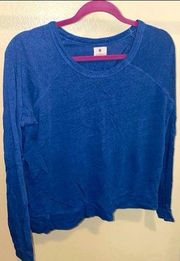 Sundry Blue Long Sleeve Top size 1 Small