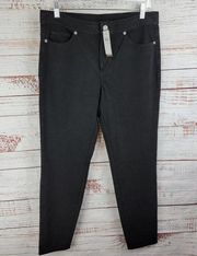 J. Jill Black Coal Wash High-Waisted Denim Skinny Jeggings Women's Jeans Size 10
