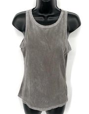 Cotton Citizen NEW Womens Standard Tank Top Lightweight SZ L Vintage Cement