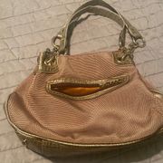 kathy van zeeland purse with alligator trim