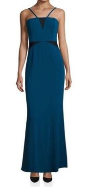 Laundry by Shelli Segal blue evening gown