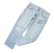 NWT Adriano Goldschmied AG Ex-Boyfriend Slim in Premiere Destroyed Jeans 31