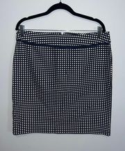 NAVY Polka Dot Pencil Skirt NWT, size M