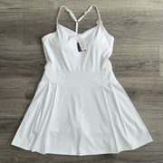 NWT Tommy Bahama Racquet & Paddle Active Dress with Bodysuit Shorts White Large