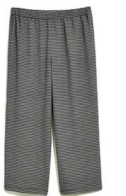 Madewell Texture & Thread Wide Leg Pull On Pant in Stripe Sz M