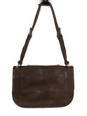 New York Brown Leather Handbag Adjustable Shoulder Strap