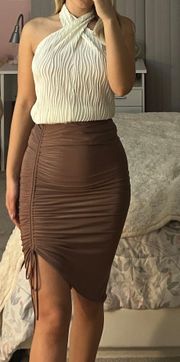 Brown Skirt