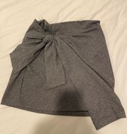 Checkered Envelope Skirt
