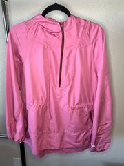 Cinch-Waist 1/2 Zip Run Jacket