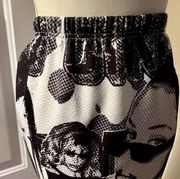 Shein bodycon graphic, pop culture pencil skirt 4x