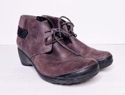 Merrell Cloudy Brown Leather Ankle Booties Size 7.5 Women’s