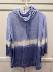 Koolaburra by Ugg Tie-Dye Cowl Neck Sweatshirt Medium Cozy Comfy