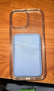 clear phone case with wallet