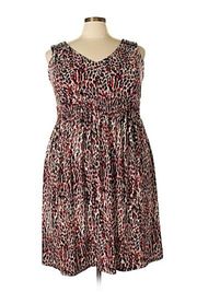 NWOT  Animal Print Beaded Dress