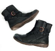 Black Skye Leather Hiking Boots 9 Gorpcore Outdoor Casual