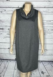 Passport Collection by Lane Bryant NWT Sz 18/20 Gray Cowl Neck Knit Sheath Dress