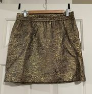 Black And Gold Skirt