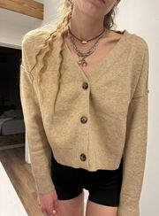 NWT  Long Sleeve V Neck Cardigan