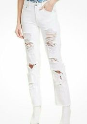 High Rise Vintage Sugar Genevive Extreme Distressed GF Jeans 28