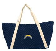 Los Angeles Chargers Chevron Stitch Weekender Bag