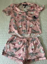 Pajama Set Forever 21 Size Medium Satin NEW