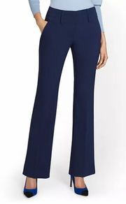 Navy Blue Straight Leg Trousers