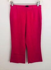 Dolce & Gabbana Pink Cropped Capri Flare 28 42 6 DG Authentic Barbie Core