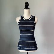 DEREK LAM | Striped Textured Tank Top Sz XS