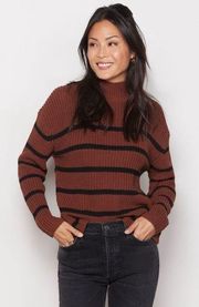 Riley Stripe Turtleneck Pullover Size Small