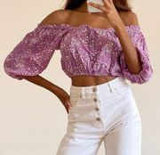 Faithful The Brand Des Amis Floral Crop Top 