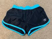 Umbro black workout/running shorts