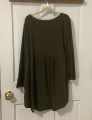 zenana long sleeve dressy top size small 