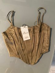 - ZARA Nwt Corset Crop