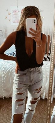 Black Silk Top