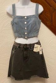 NWT DL1961 Jean Denim Crop Top Ronda Cropped top