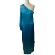 AMADI Anthropologie Riviera One-Shoulder Maxi Dress NEW Size XS