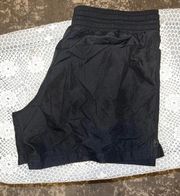 Black Linen Shorts