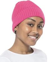 Style & Co Solid Cuffed Beanie Hot Pink One Size New