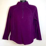 ST. JOHN’S BAY Purple Fleece Petite Small