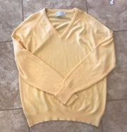 Christian Dior Yellow Cardigan SO SOFT