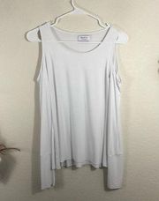 Bailey44 white cold shoulder long sleeve tee shirt